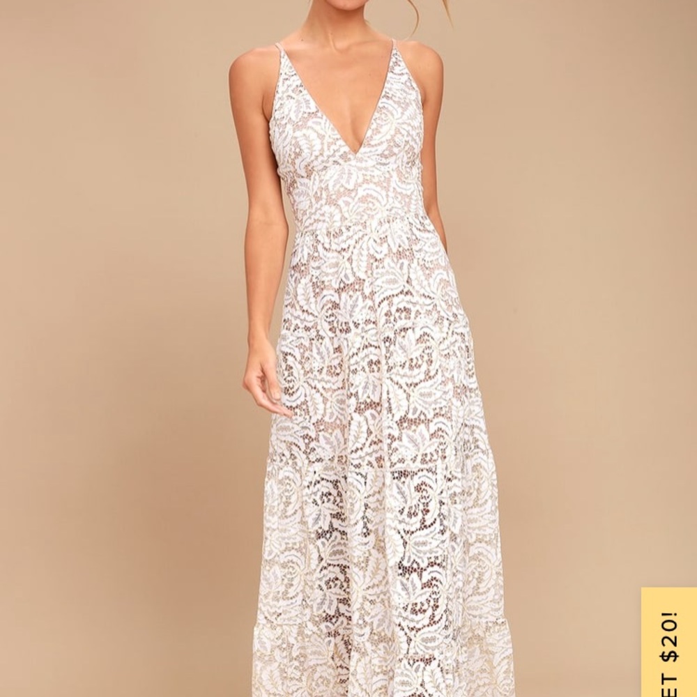 Lulus maxi dress wedding